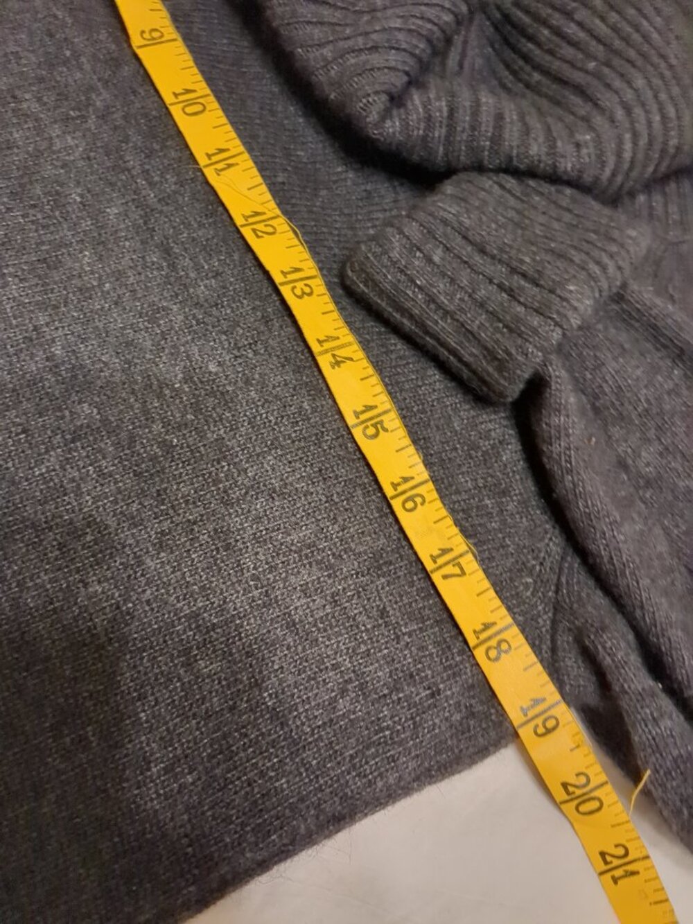L โโ๐ฌ Long Sleeve Cowl Neck Grey Sweater - Picture 11 of 14